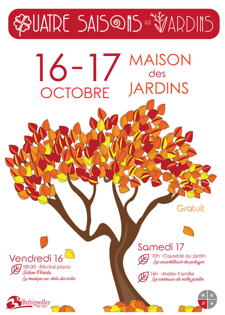 Quatre saisons aux jardins