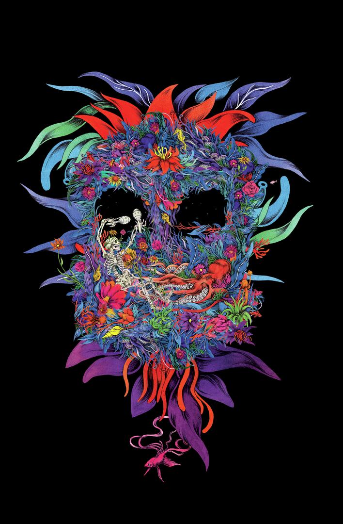 masque bleu de lune Zoufris Maracas