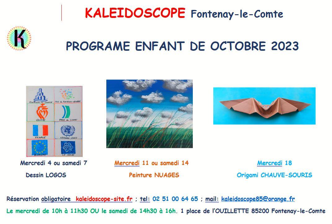 programme enfant octobre 2023