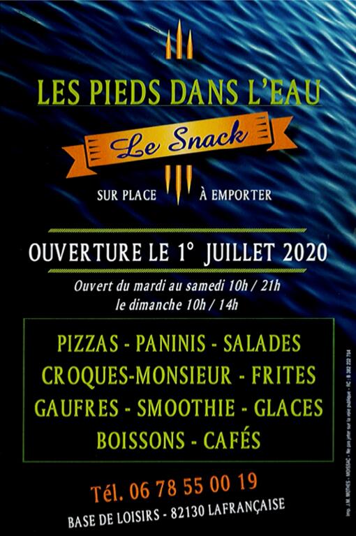 Les Pieds dans l'eau - Le Snack