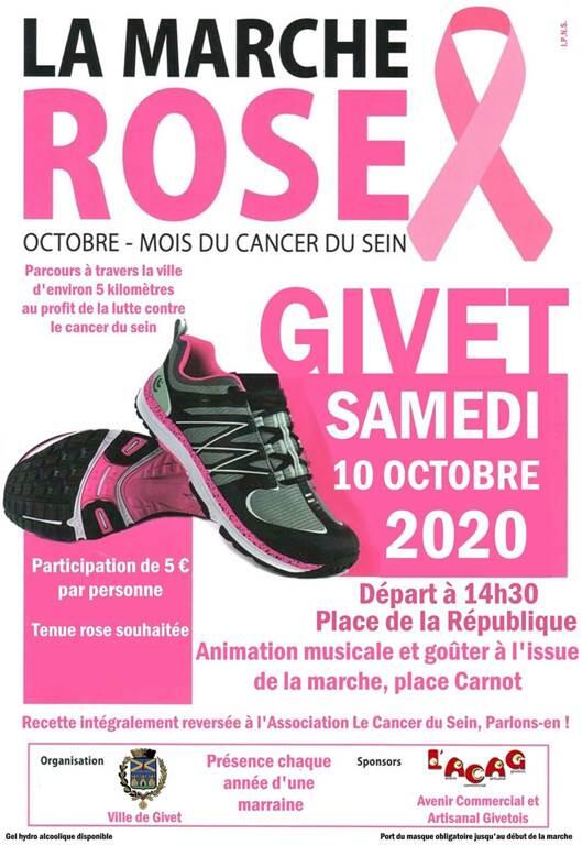 affiche marche rose