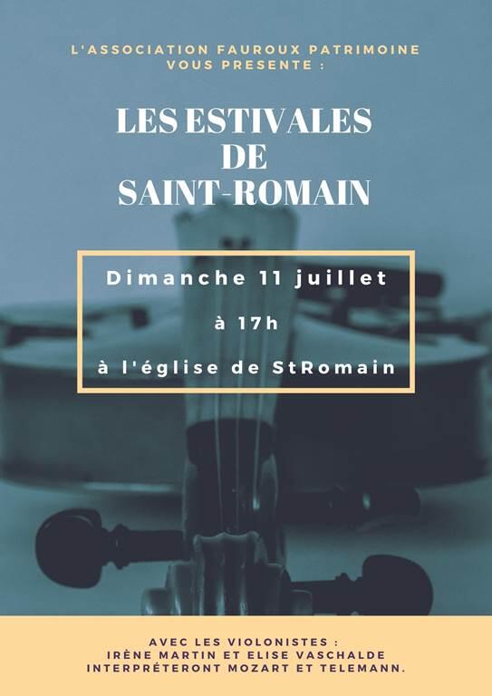 les estivales de St Romain
