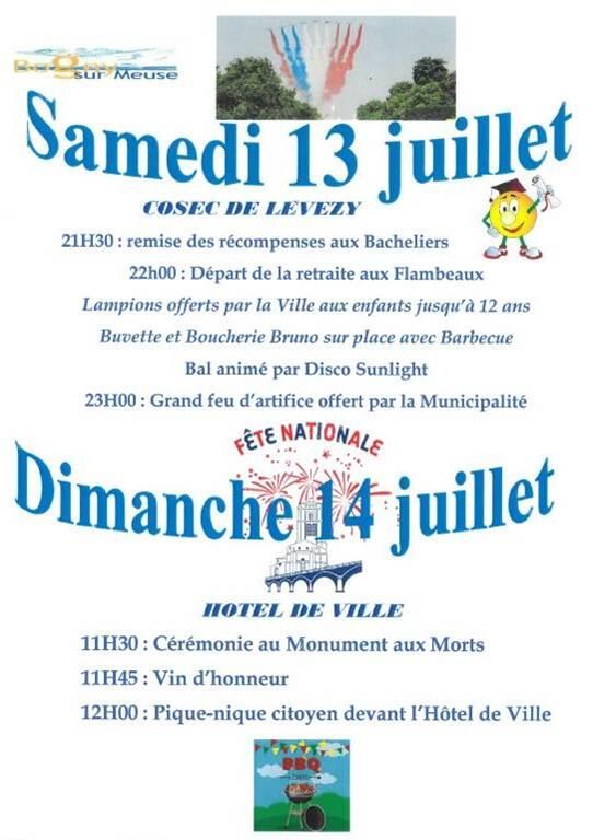 Festivités nationales de Bogny sur meuse