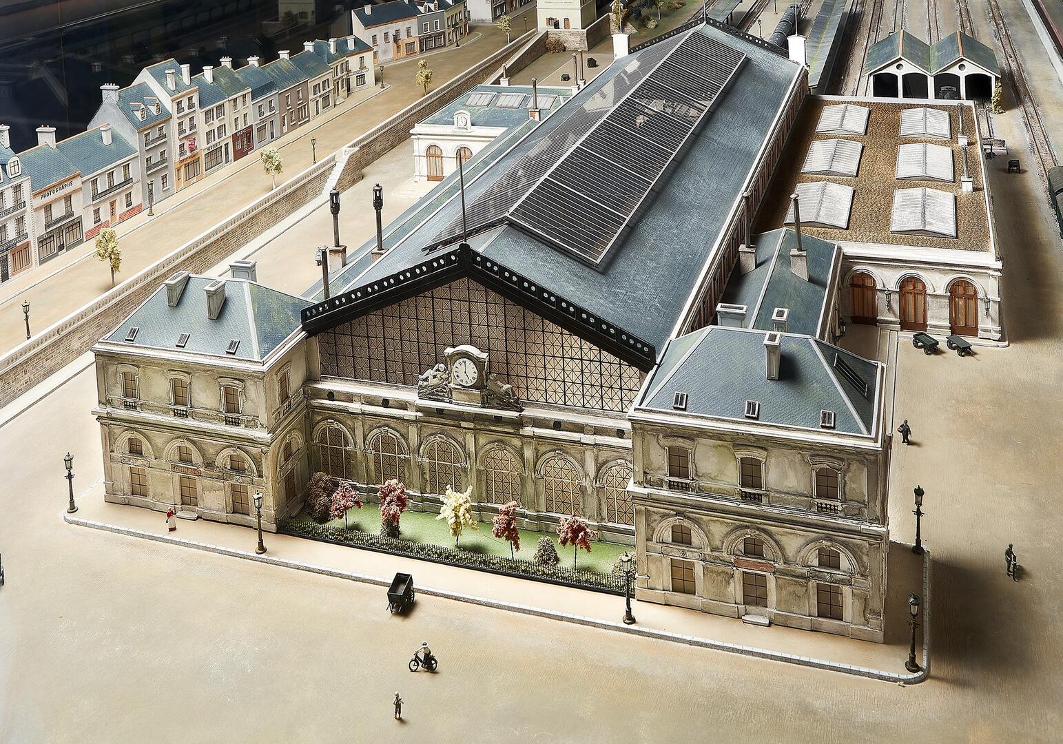 Maquette de l'ancienne gare de Saint-Nazaire