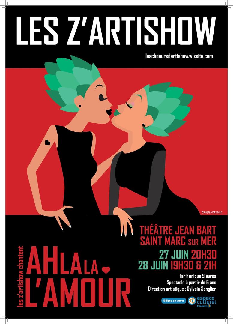 Les Z'artishow chantent «Ah la la l'amour» les 27 et 28 juin