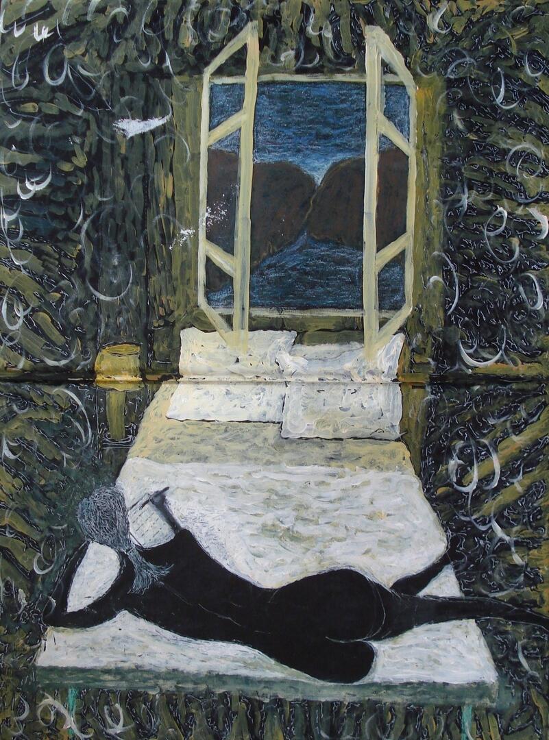 Une peinture de Jean-Louis Cerisier