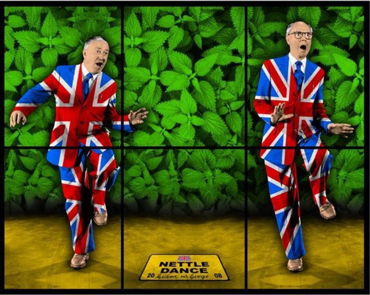 Gilbert & George, Nettle Dance, 2008