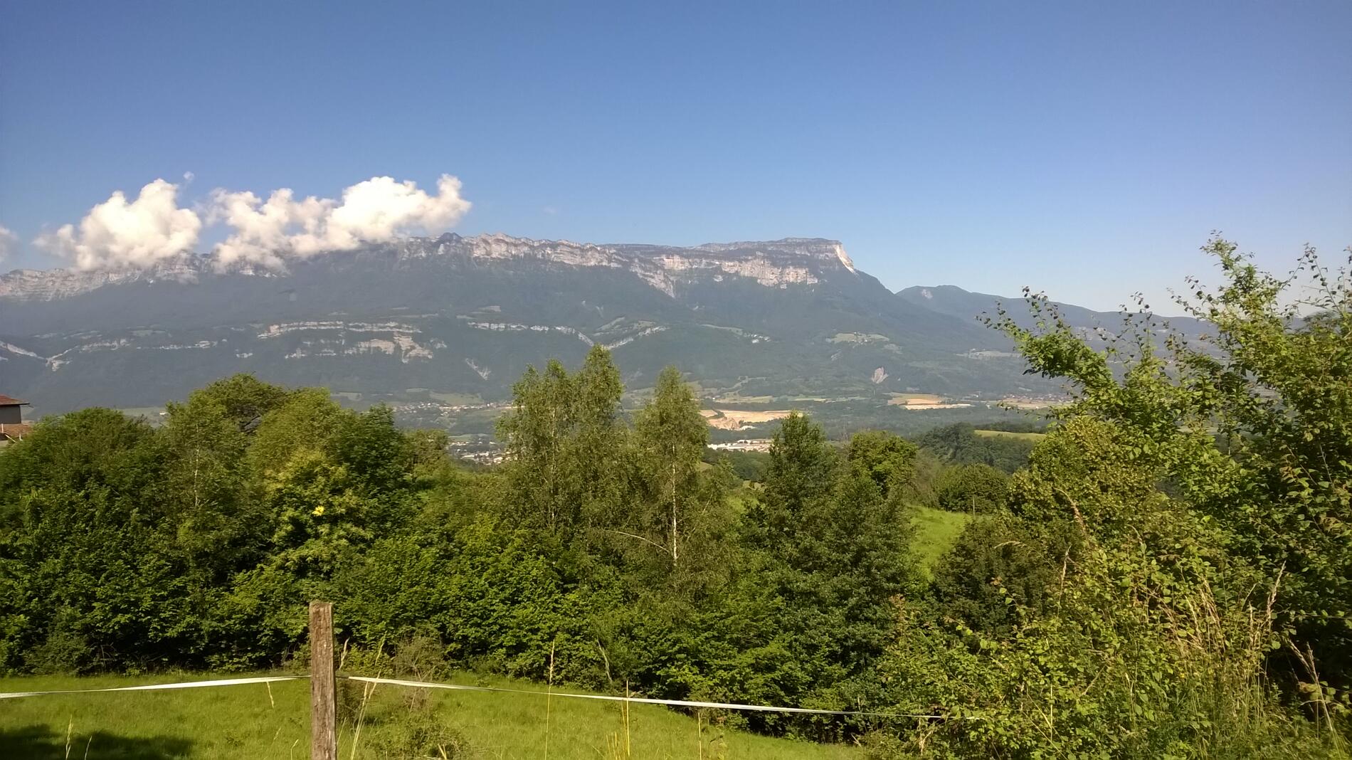 Point de vue sur le massif de Chartreuse