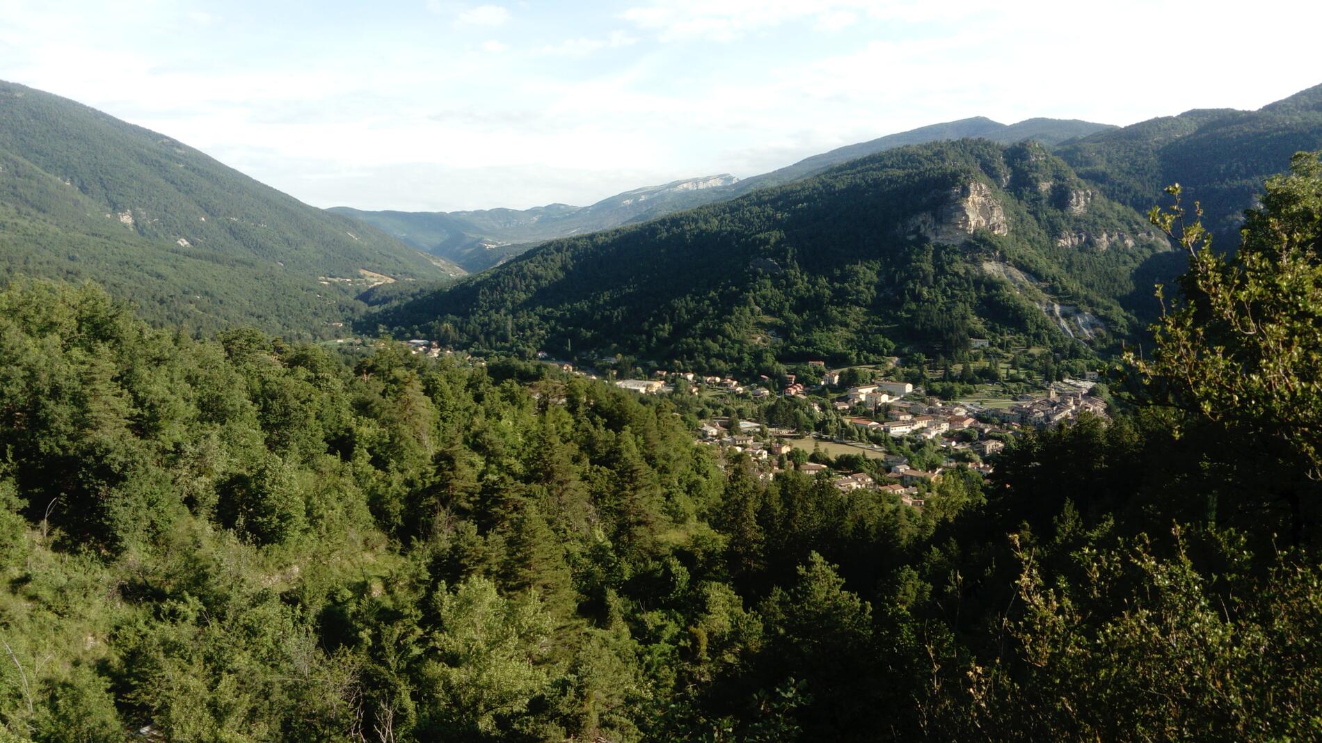 Sentier de Combe Renard à Annot