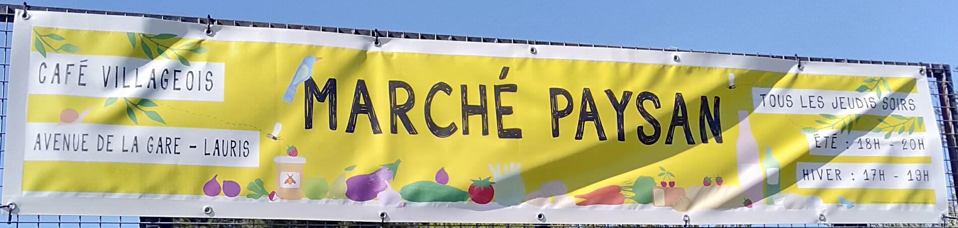 Marché paysan