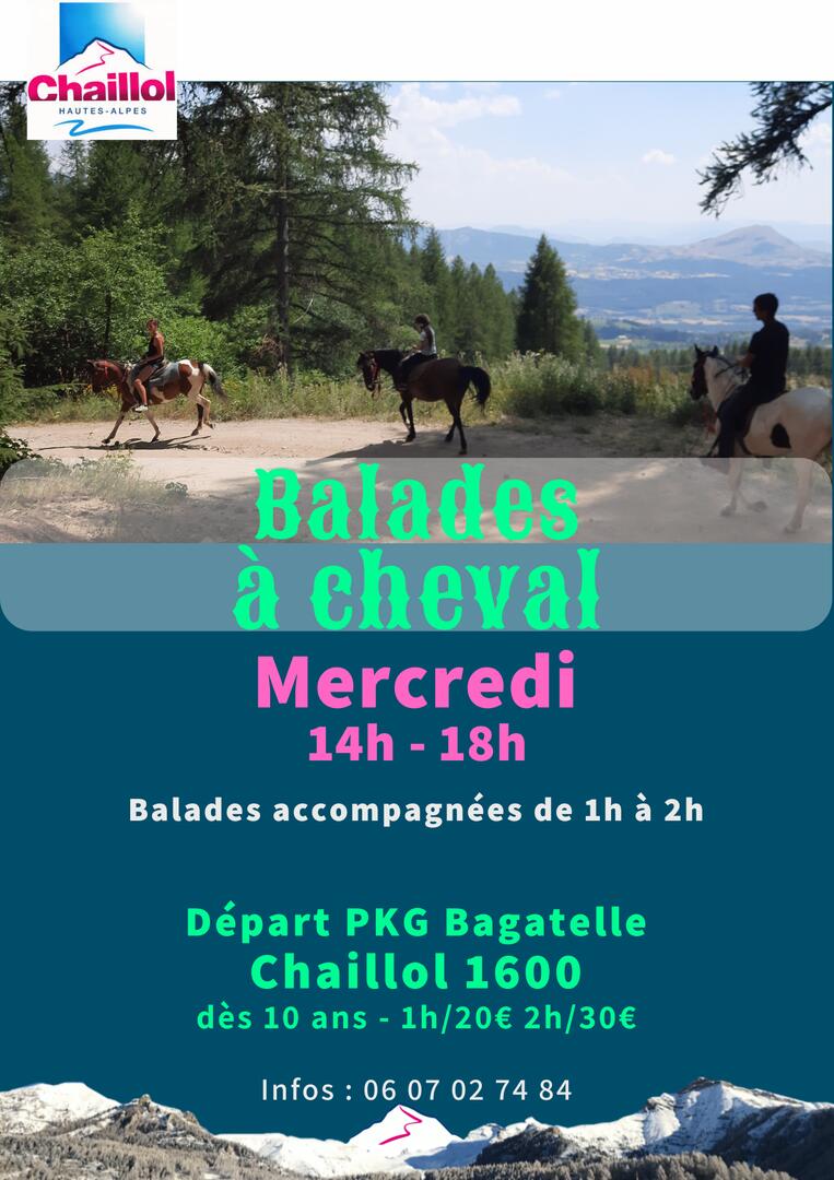 balade cheval montagne