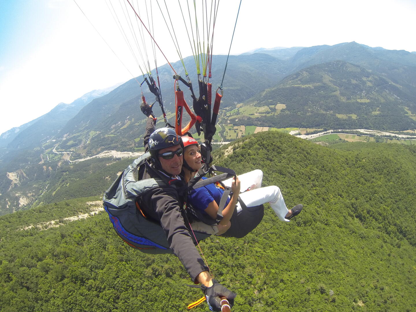 Haut les mains parapente