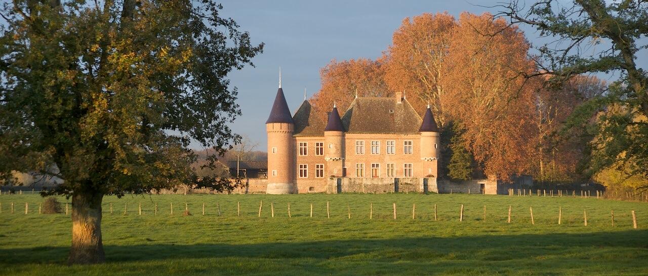 Vue du château de Genoud_Certines