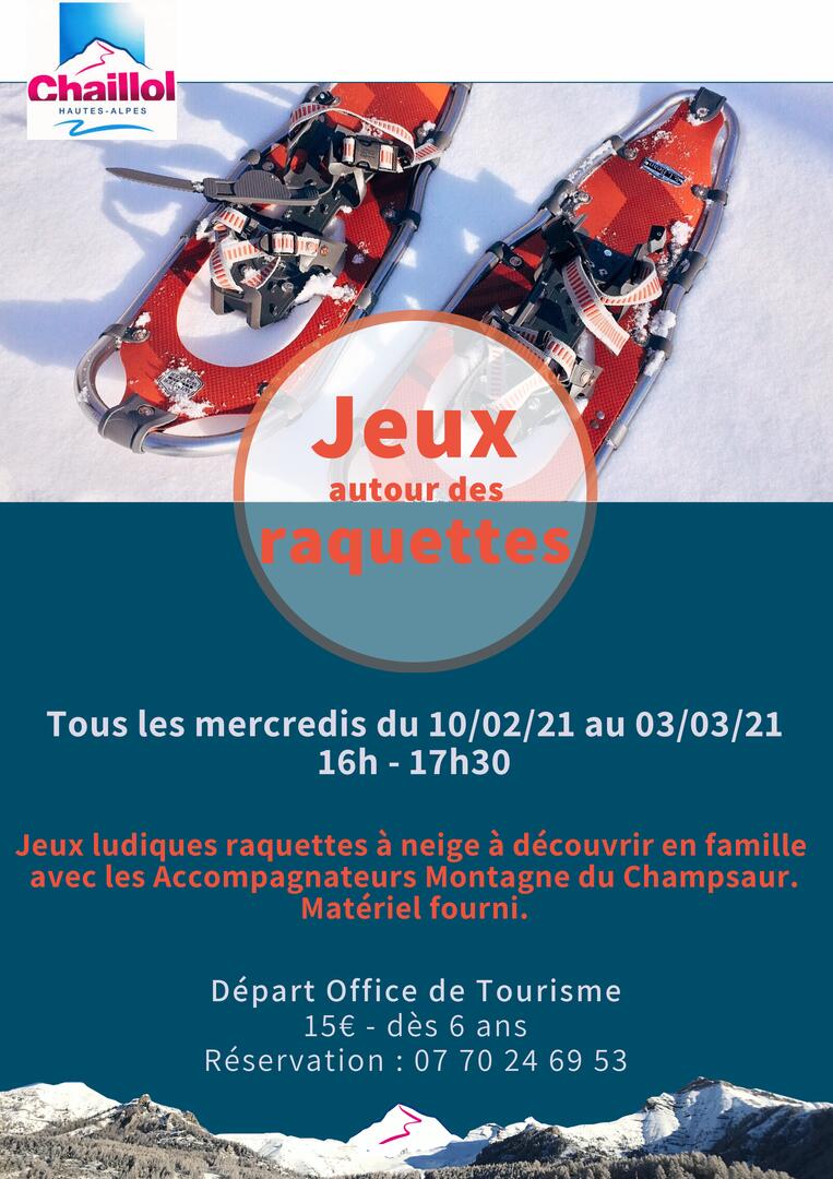 Jeux autour des raquettes