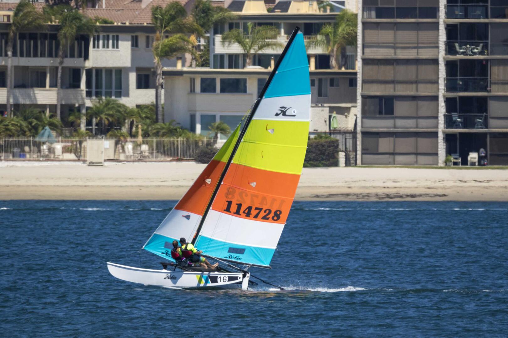Catamaran au trapèze