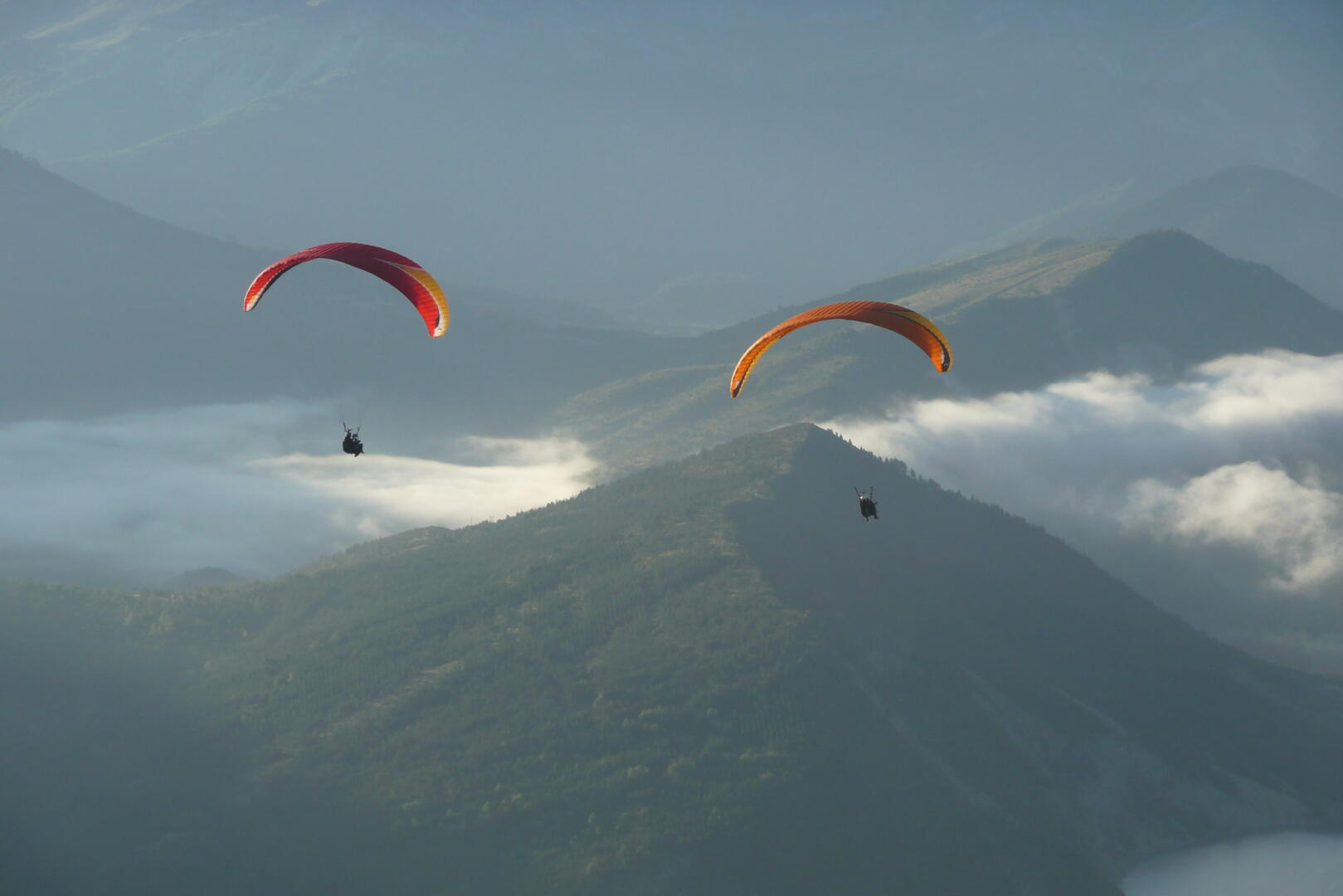 Vol en duo parapente