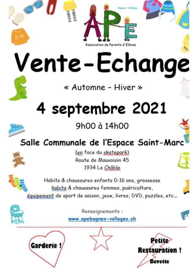 Affiche Vente-échange