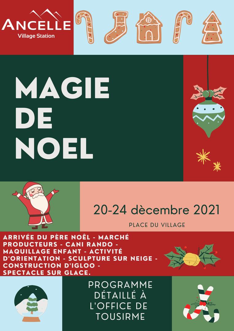 Magie de noël à Ancelle