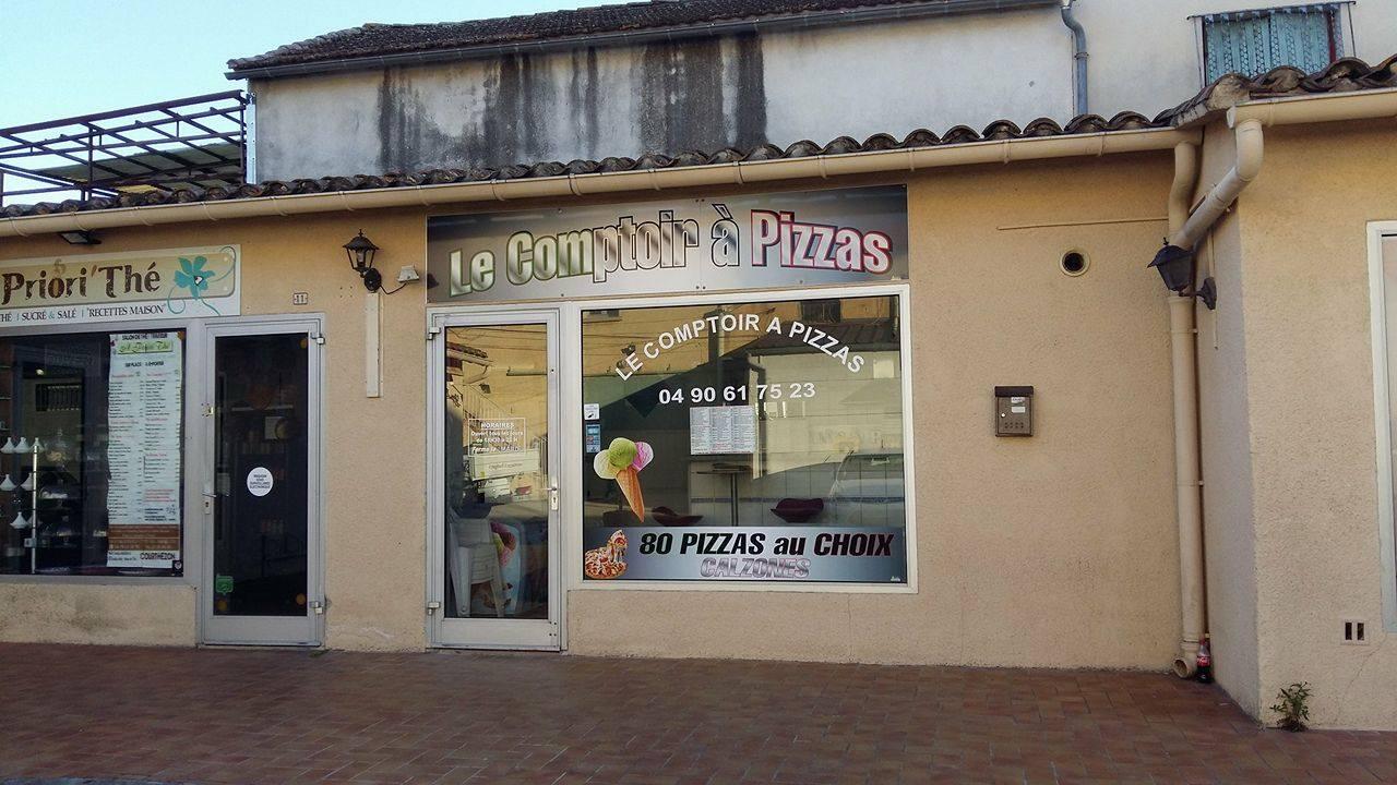 Le comptoir à pizzas