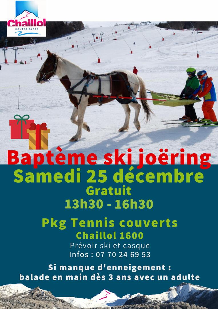 ski joering bapteme