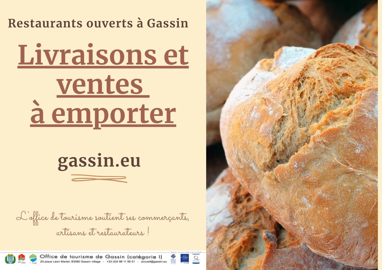 Restaurants ouverts à Gassin