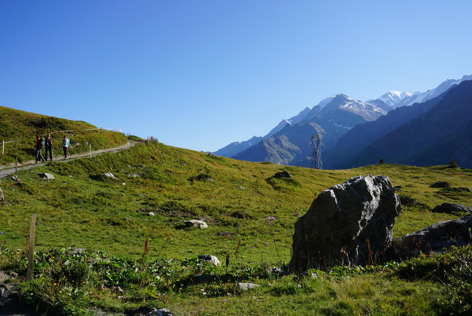 vers le refuge des prés