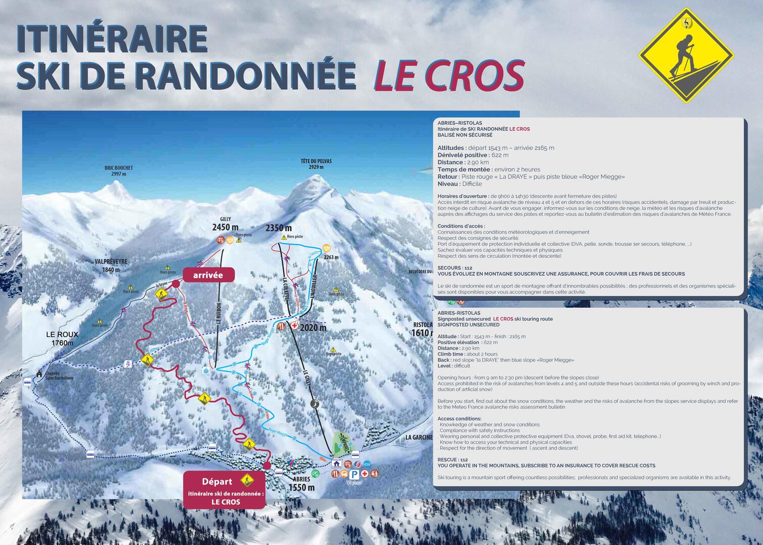 Ski de Rando Le Cros