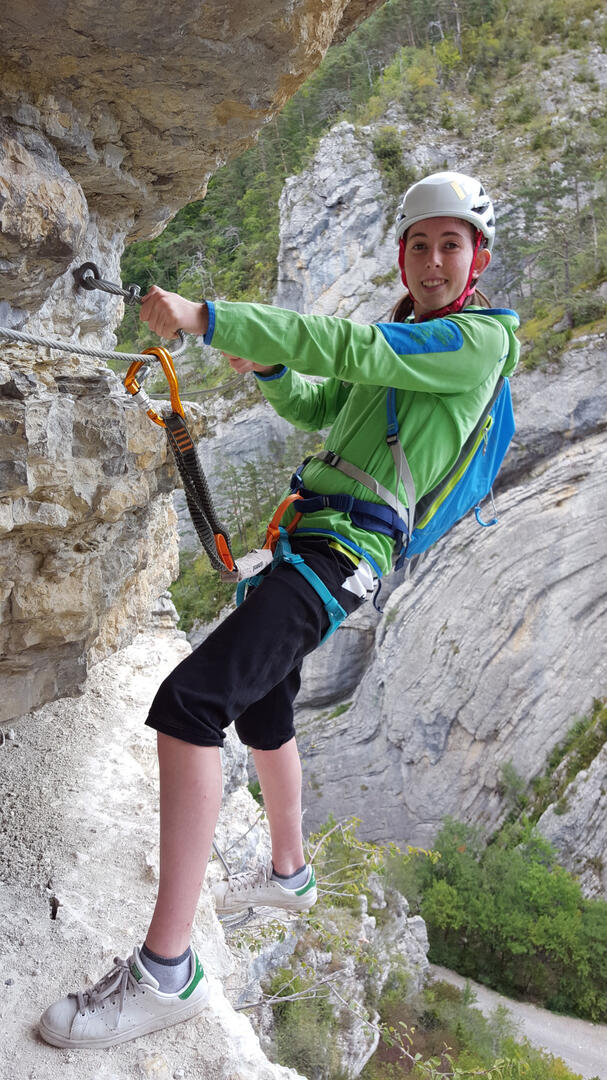 Via ferrata avec Actions
