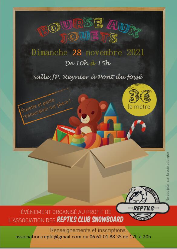 Bourse aux jouets de l'association des Reptils