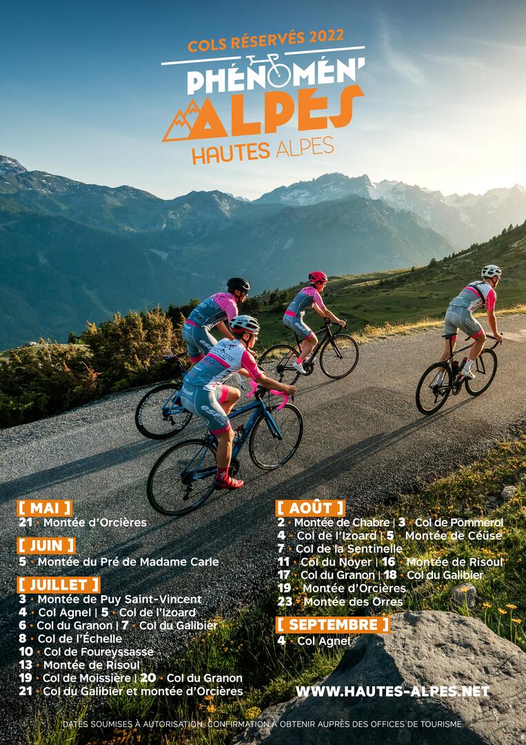 Cols réservés 2022