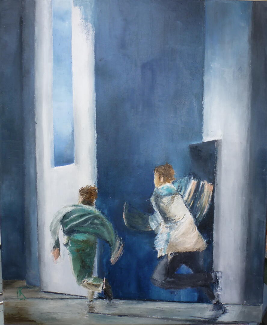 Exposition peinture au couteau