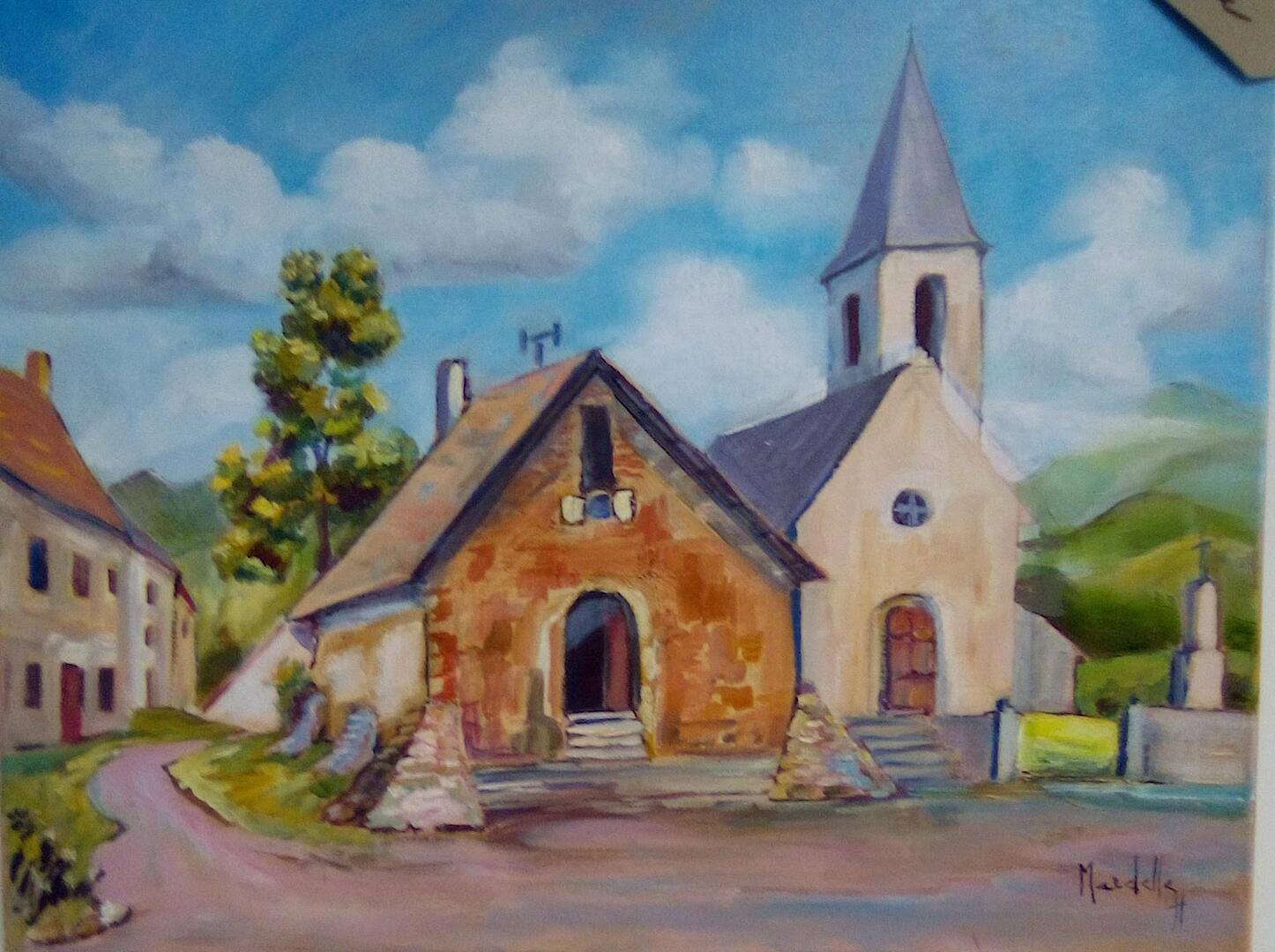 Stage de peinture de H. Mardelle à Chaillol