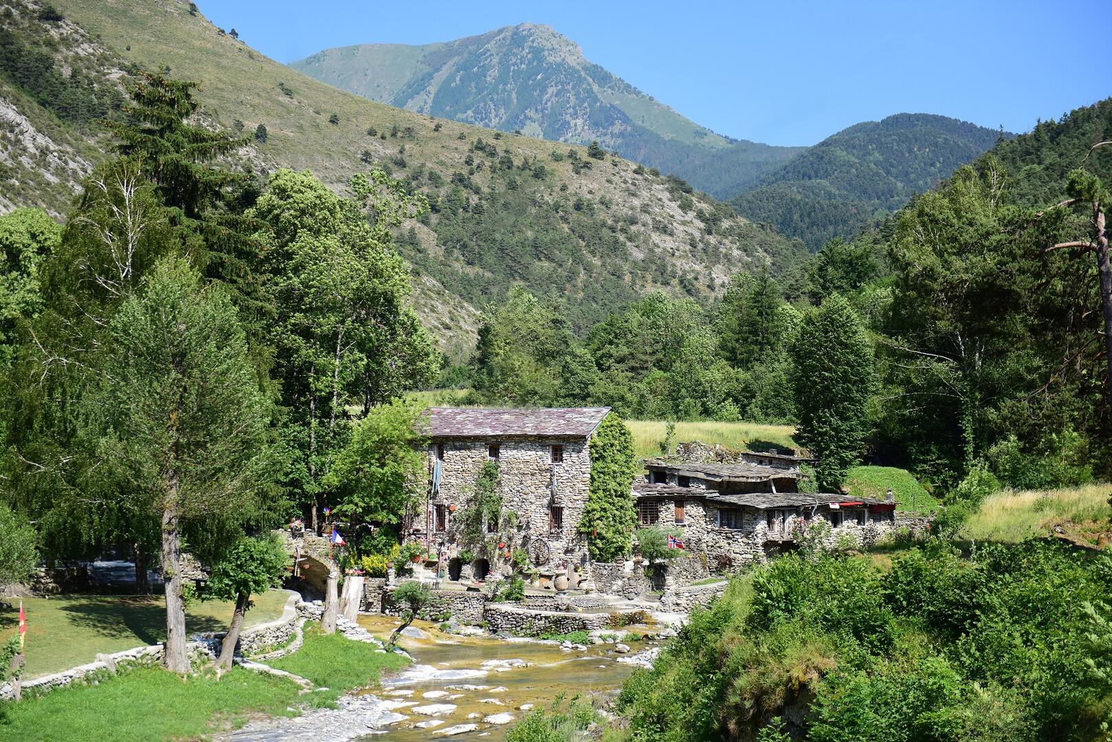 Vue sur moulin