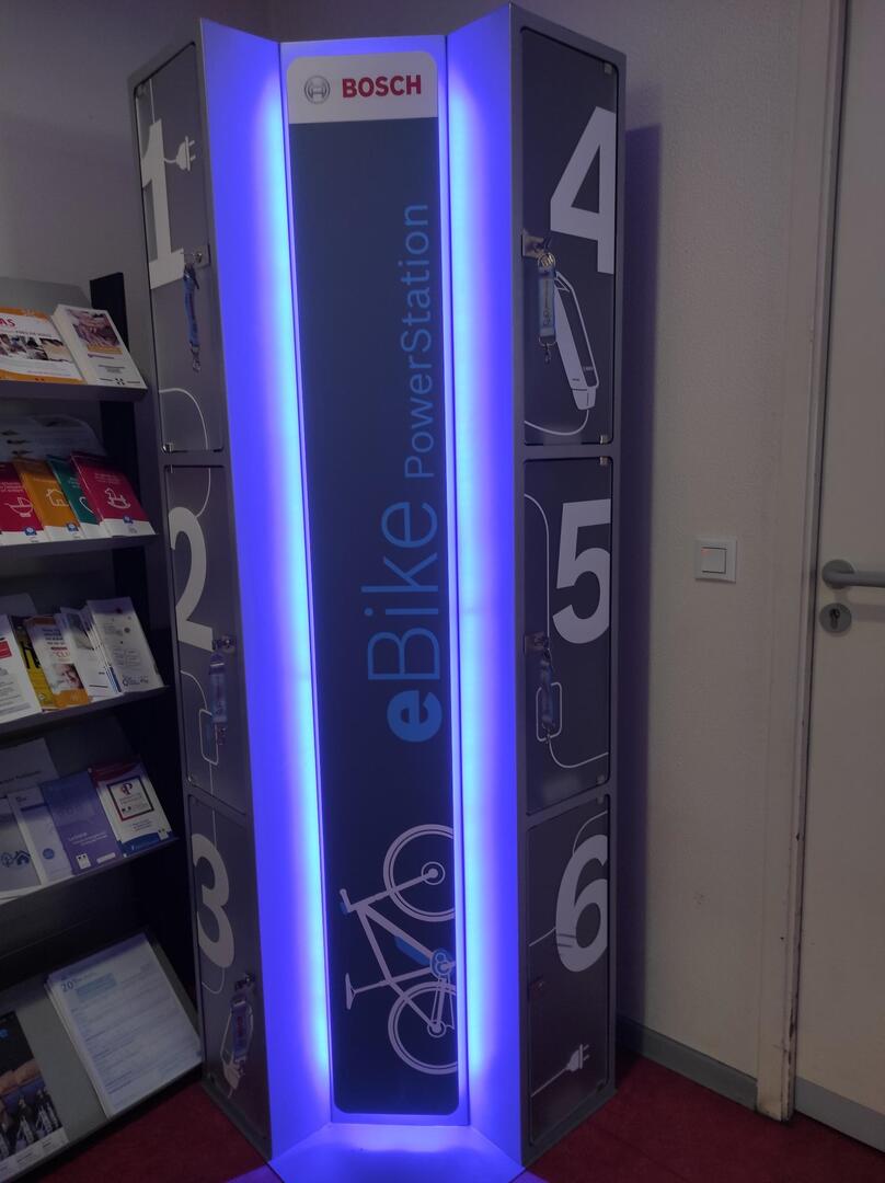 Borne de recharge pour VAE à Val Cenis