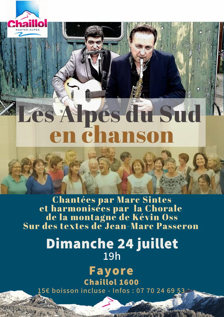 Alpes du sud en chanson 24 juillet