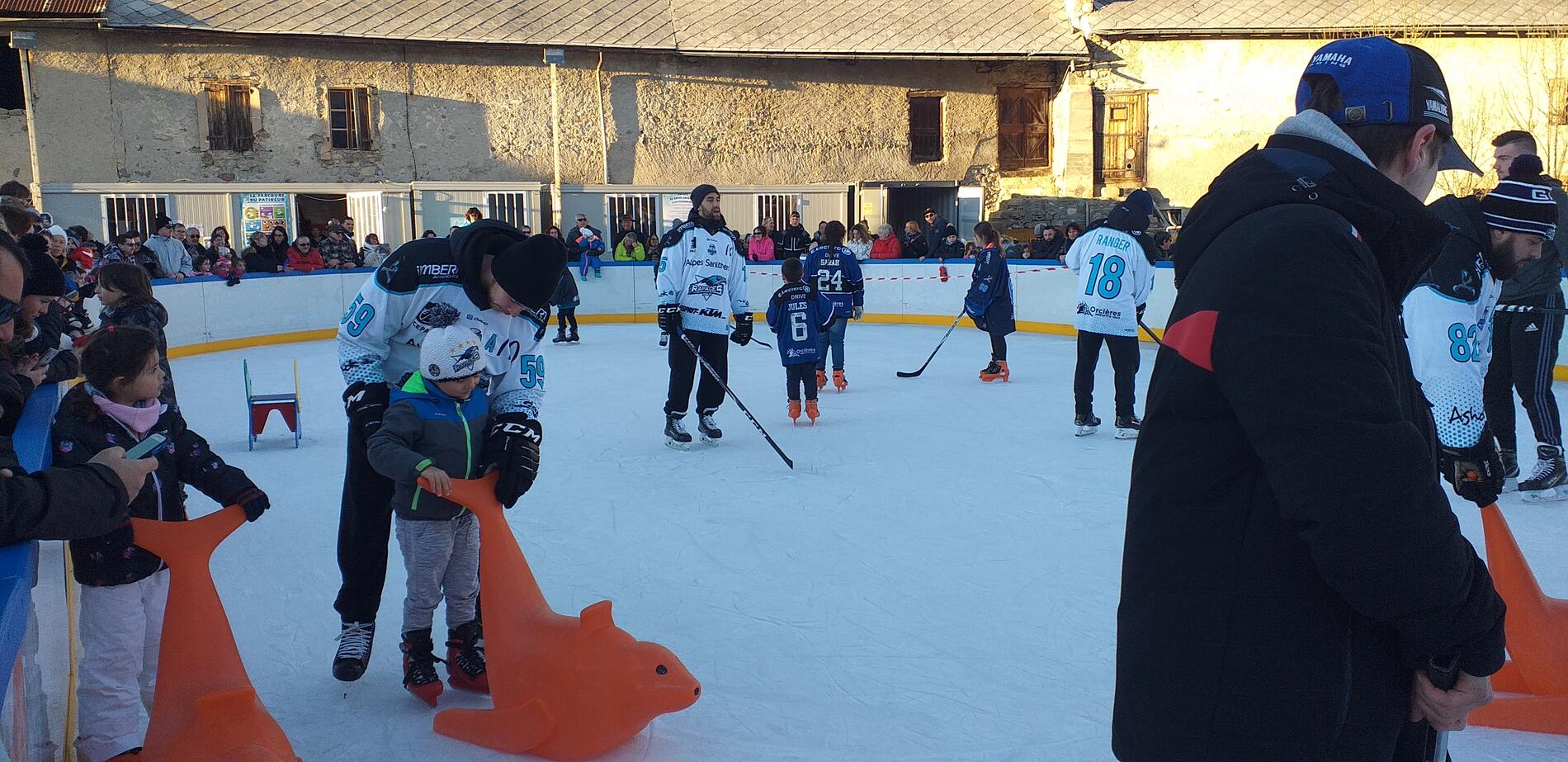 Les Rapaces de gap sur la glace