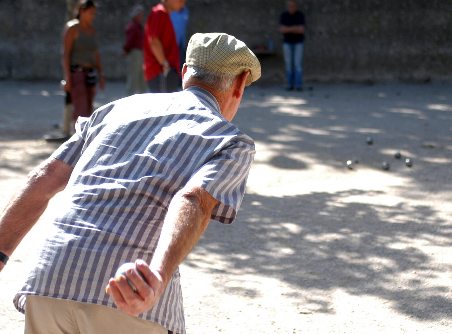 Concours de pétanque