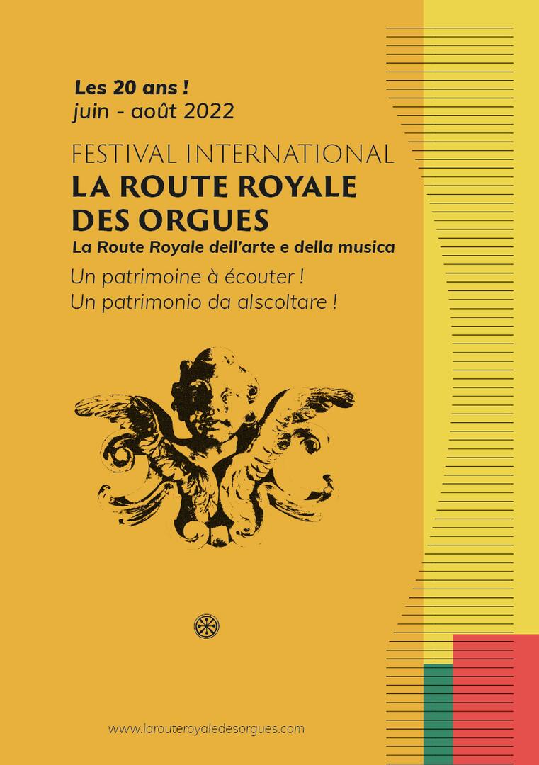 Affiche festival la route royale des orgues