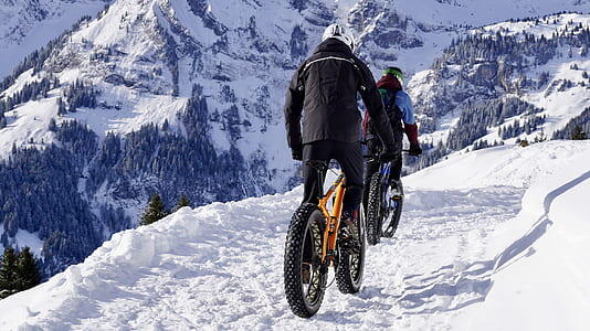 Névache vallée clarée fatbike activité hiver
