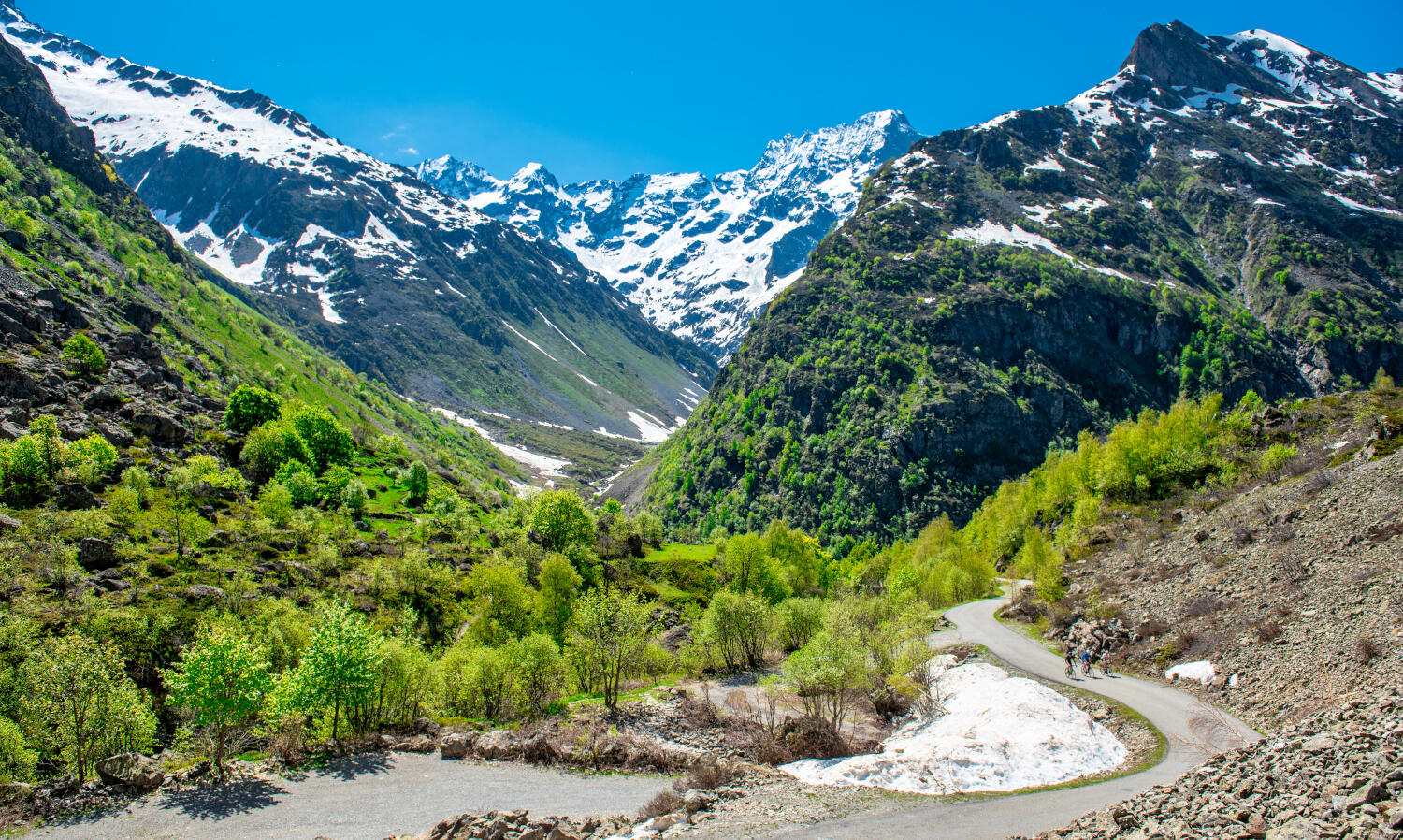 Itinéraire cyclotourisme jusqu'au Gioberney