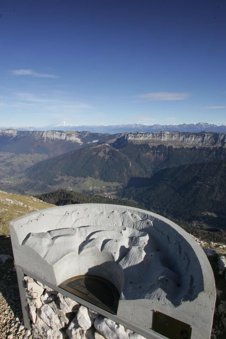 Table orientation, sommet du Grand Som