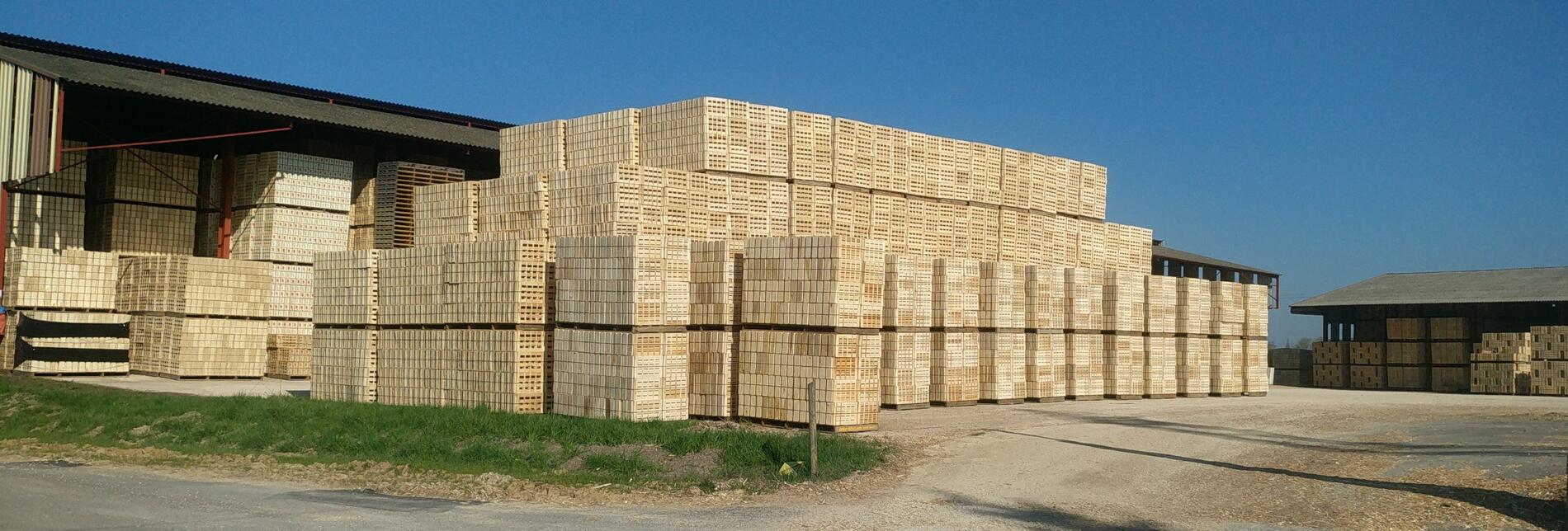 Stock de cagettes