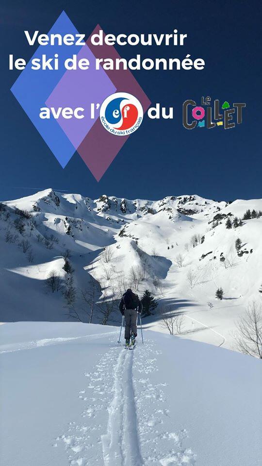 Ski de randonnée avec l'ESF
