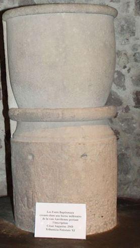 Borne milliaire romaine Puget sur Argens