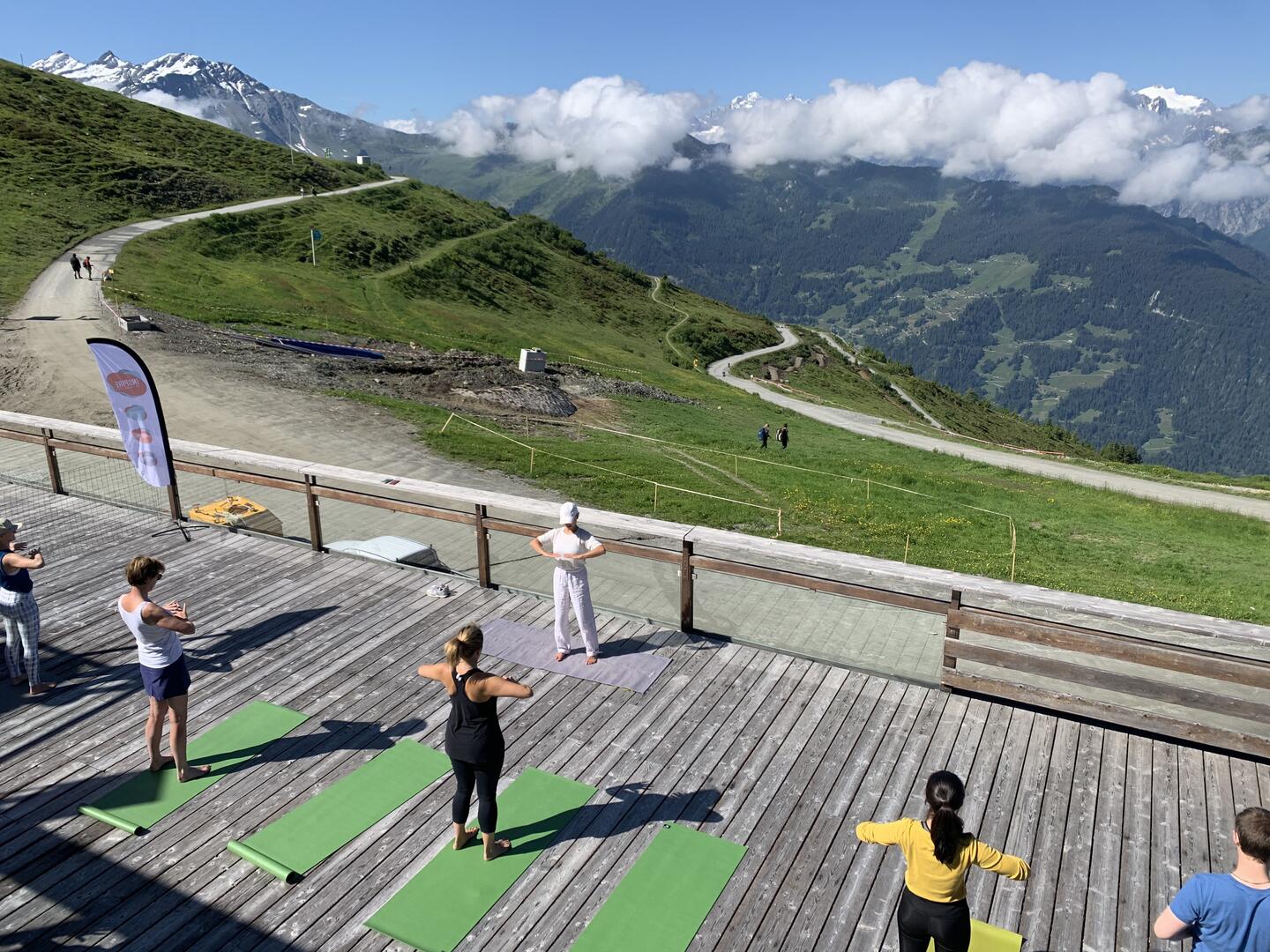 Mountain yoga
