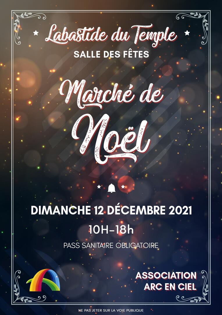 affiche Marché de NOËL