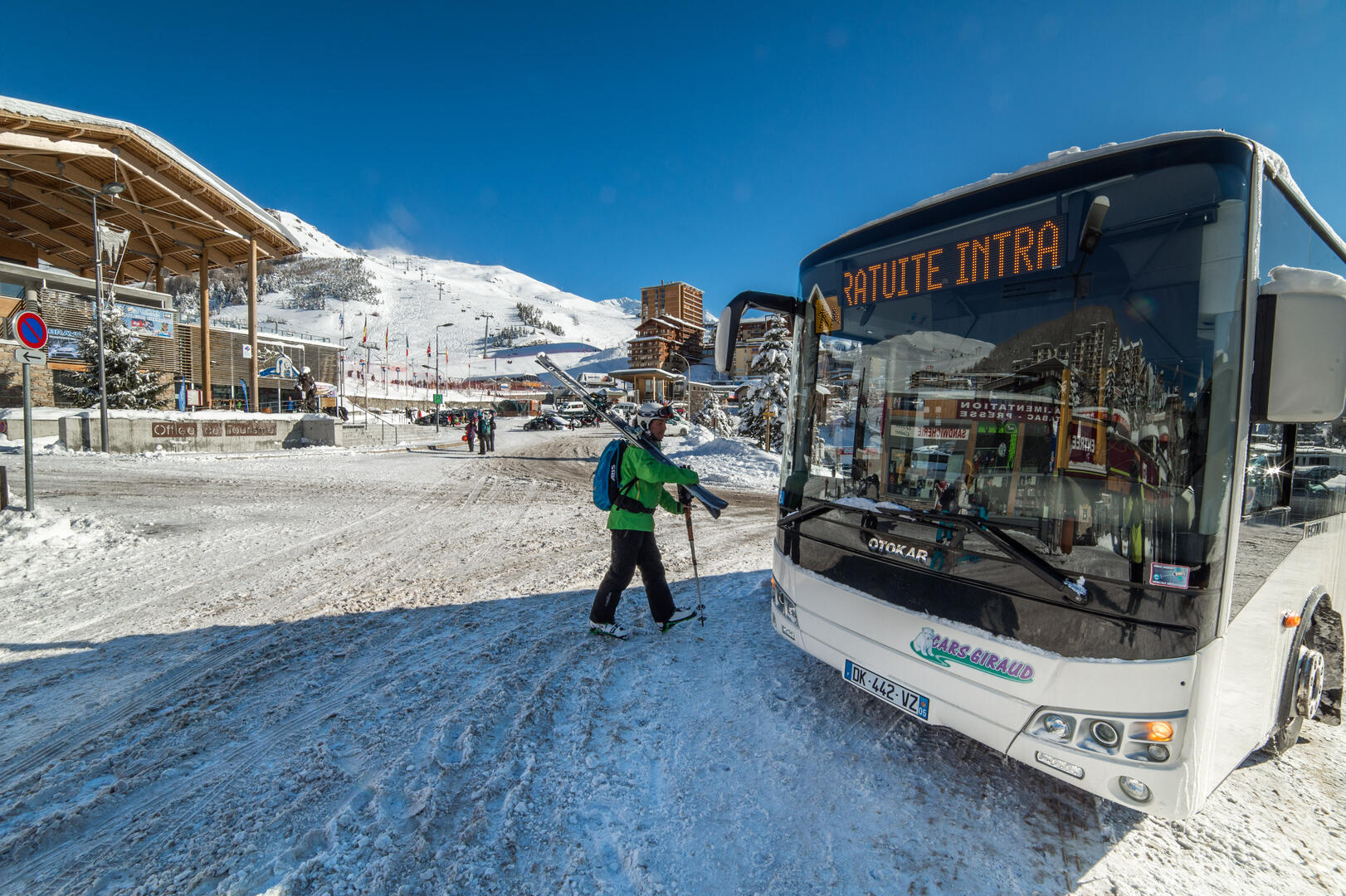 Navette gratuite intra-station