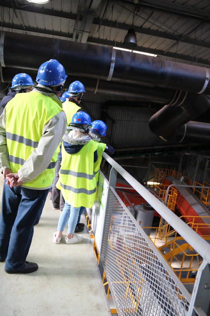 Parcours dans l'usine