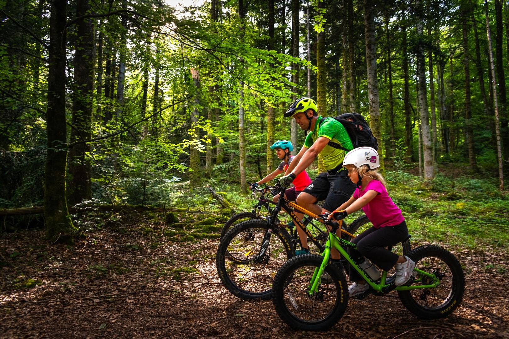 VTT en famille