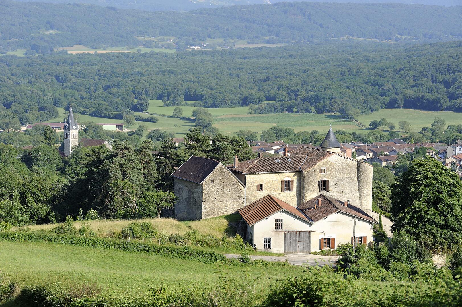 Paysage du Revermont à Rignat
